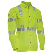DRIFIRE FR Hi-Vis Utility Shirt in Lime-Yellow
